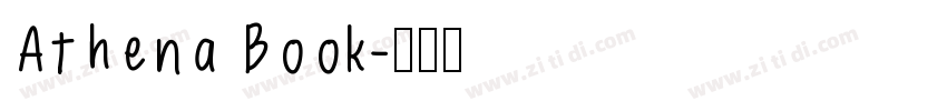 Athena Book字体转换
